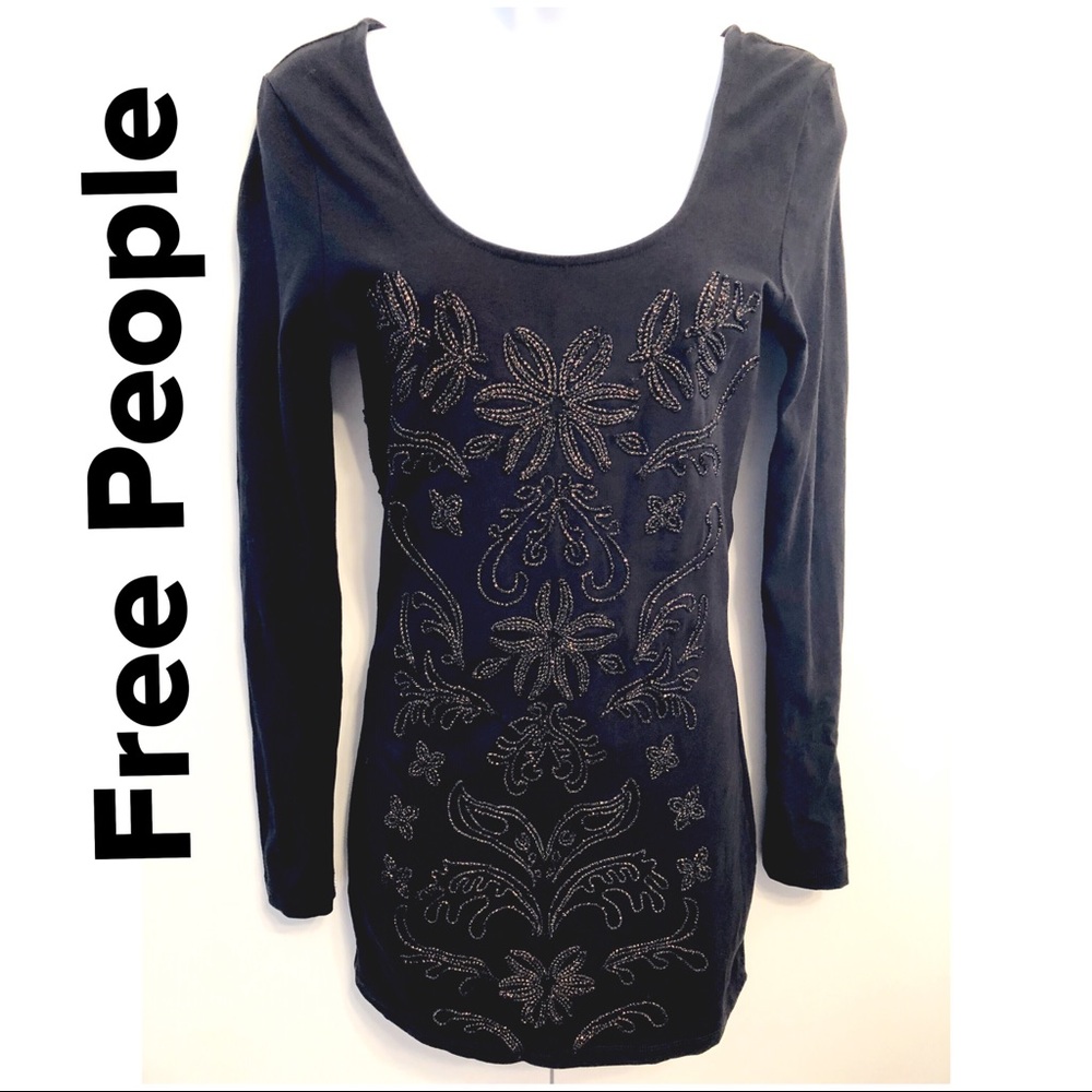 Free People Black Dress